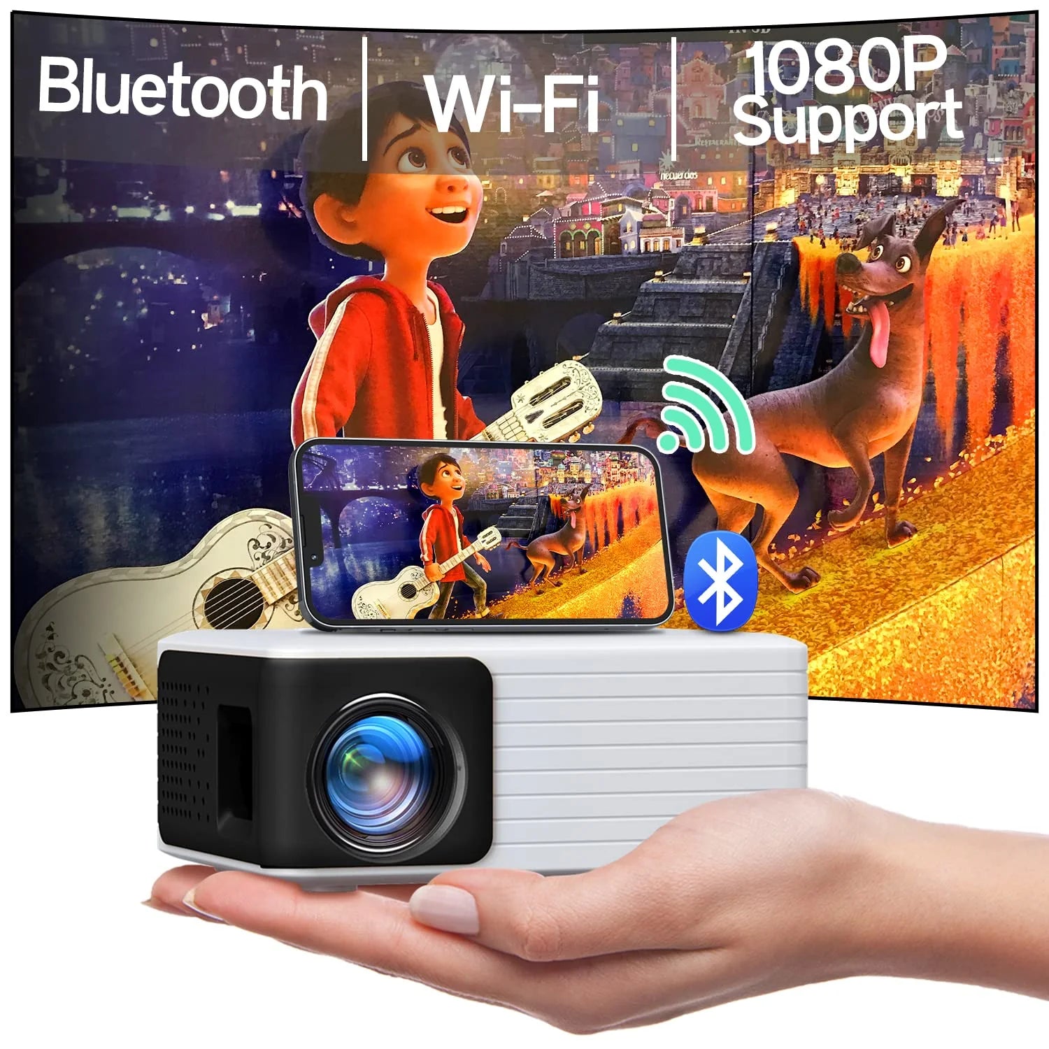 Y3 1080P Portable Projector