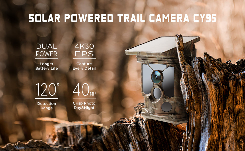 CEYOMUR CY95 Solar-Wildkamera-Vorteile