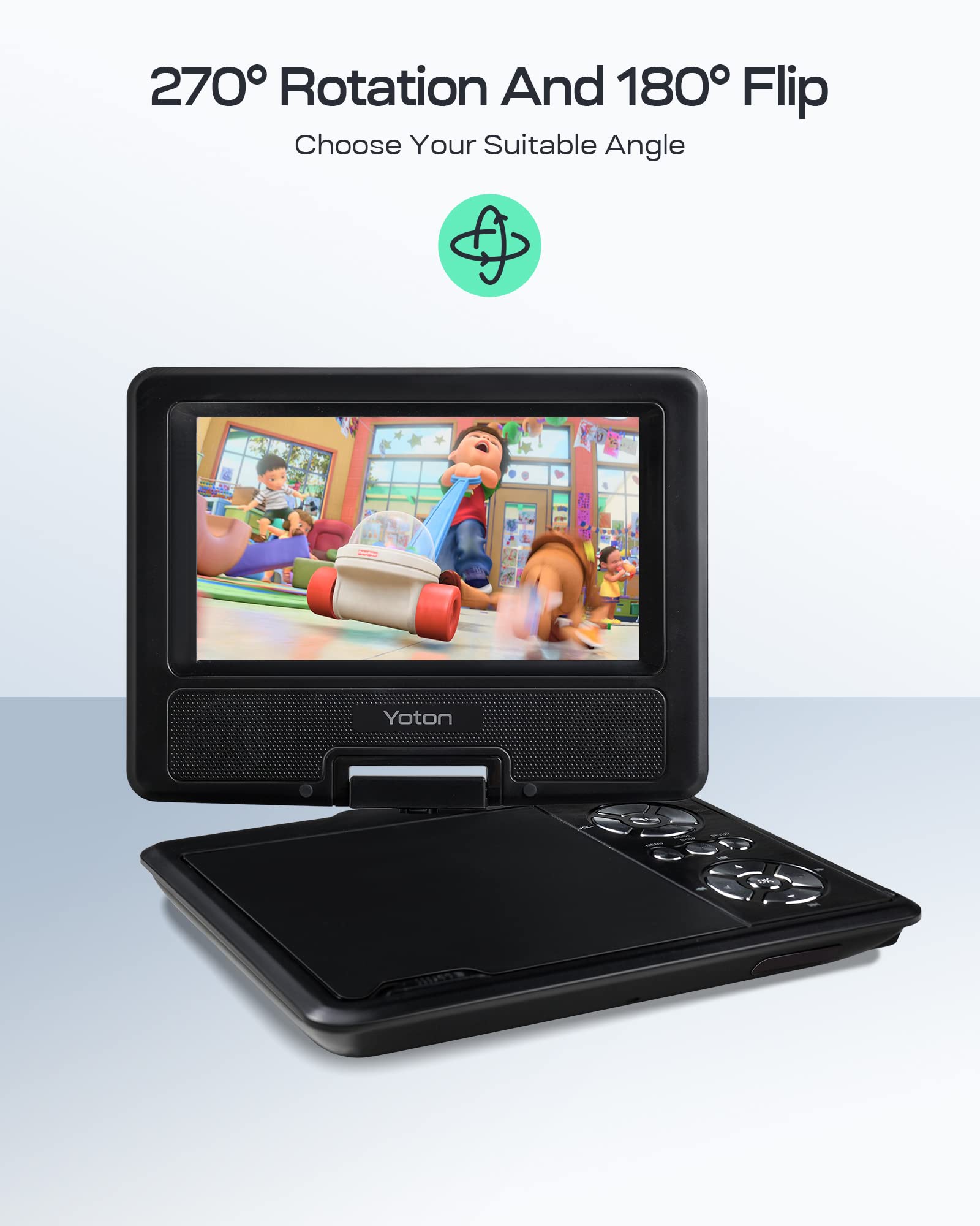 Yoton YD075 9,5" tragbarer DVD-Player