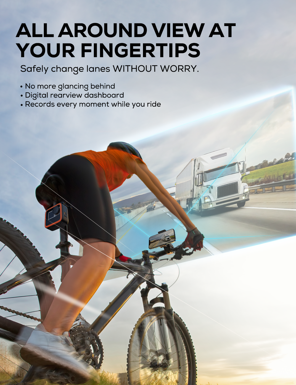 SEEKER R1 4K Smart Cycling Camera